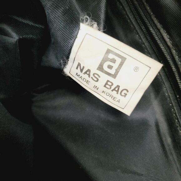 Vintage 80s NAS Alentino Faux Snakeskin Python Abstract Patchwork Purse - Picture 14 of 16